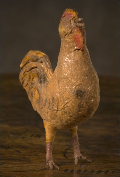 Antique Christmas ornament ROOSTER