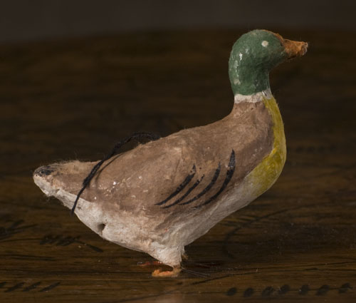 Antique Christmas ornament - cotton DUCK