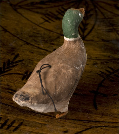 Antique Christmas ornament - cotton DUCK