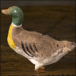 Antique Christmas ornament - cotton DUCK