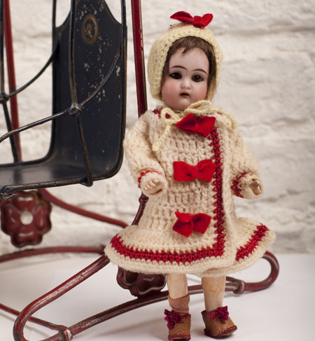 Antique German Swing with Doll