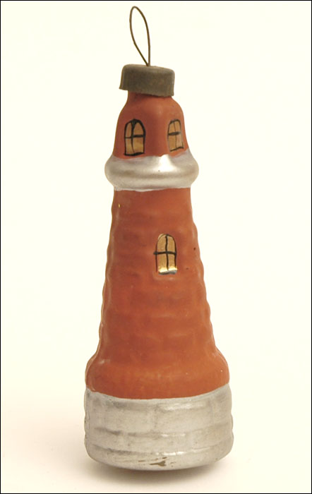 Antique Christmas ornament LIGHTHOUSE