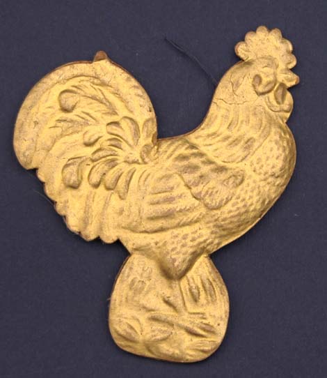 Old Dresden Christmas ornament ROOSTER