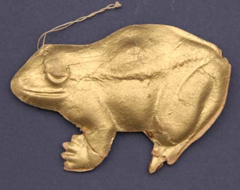 Antique Christmas ornament FROG