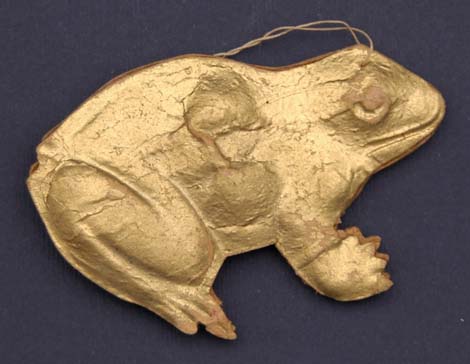 Antique Christmas ornament FROG