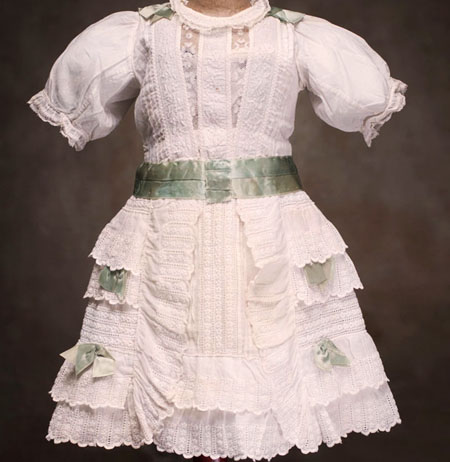 Antique Doll dress for doll 25-26