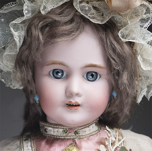 DEP doll with antique dress