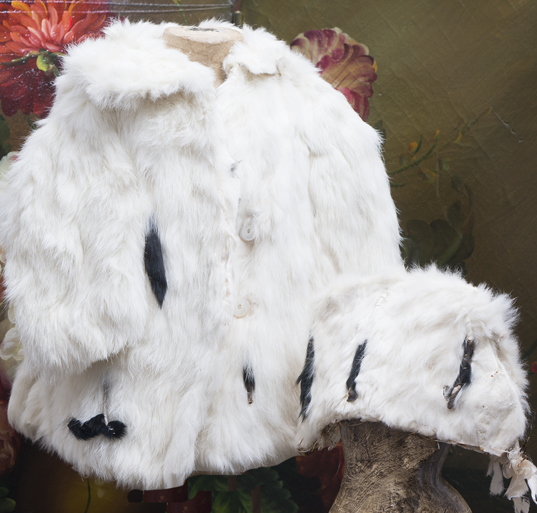 White Rabbit Fur Coat 