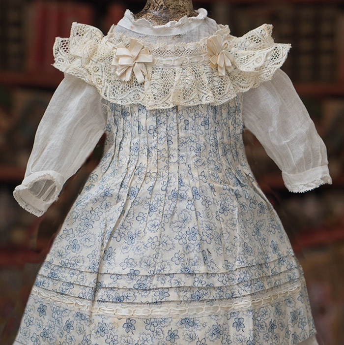AntiqueDress and Pinafore for doll