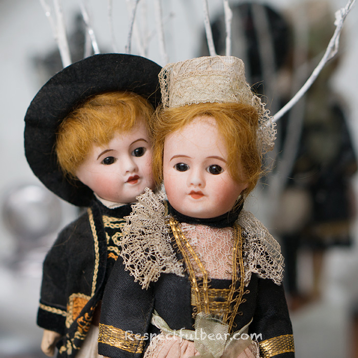 Two antique french SFBJ dolls