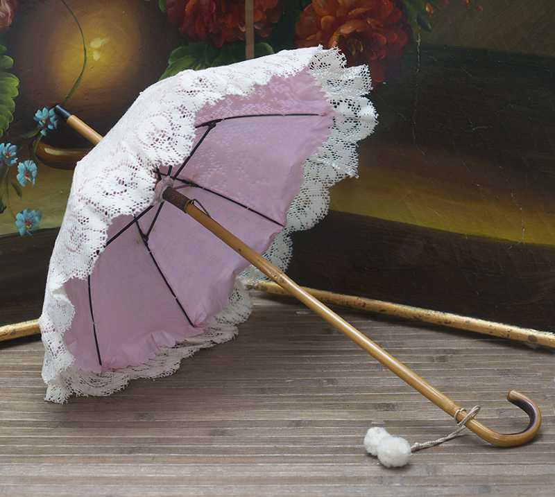 Antique doll parasol