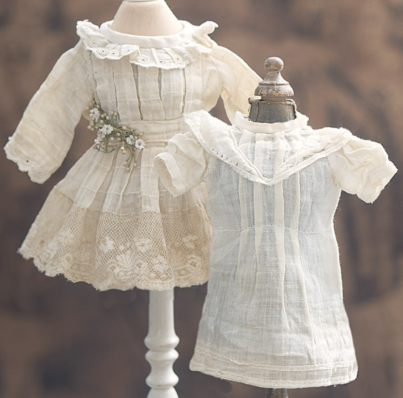 Antique dress and chemise