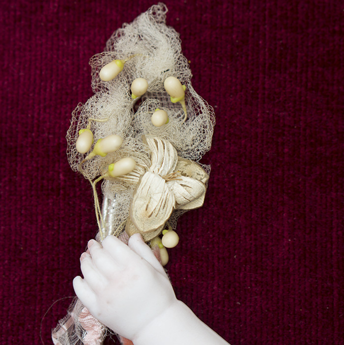 Antique bouquet for fashion doll