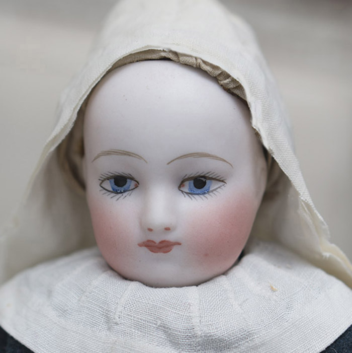 Early French Doll, Original Nun's Habit