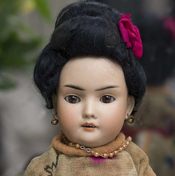 Antique German Oriental doll