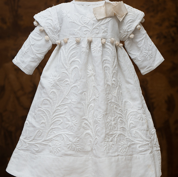 White Pique Pinafore Dress