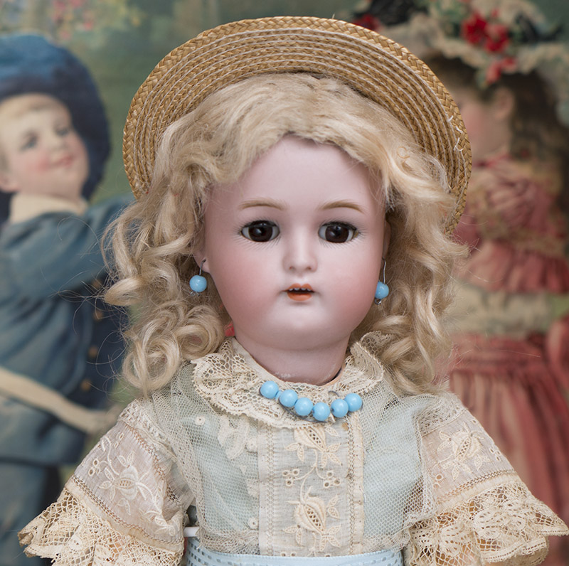  Antique German Bisque Child Doll 