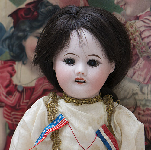 French SFBJ doll w/ unusual original costume