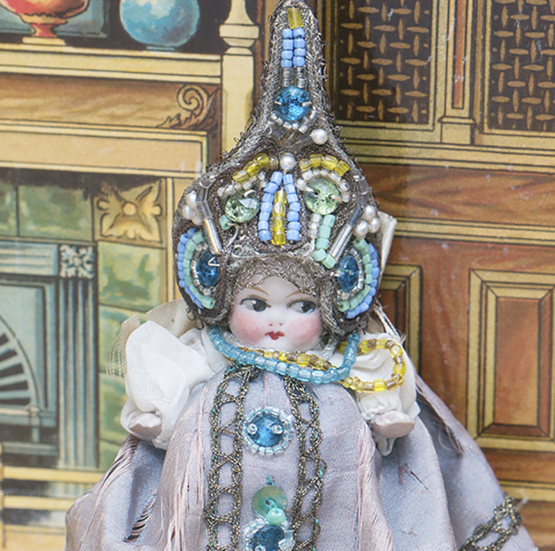 Rare Kewpie doll in Russian costume