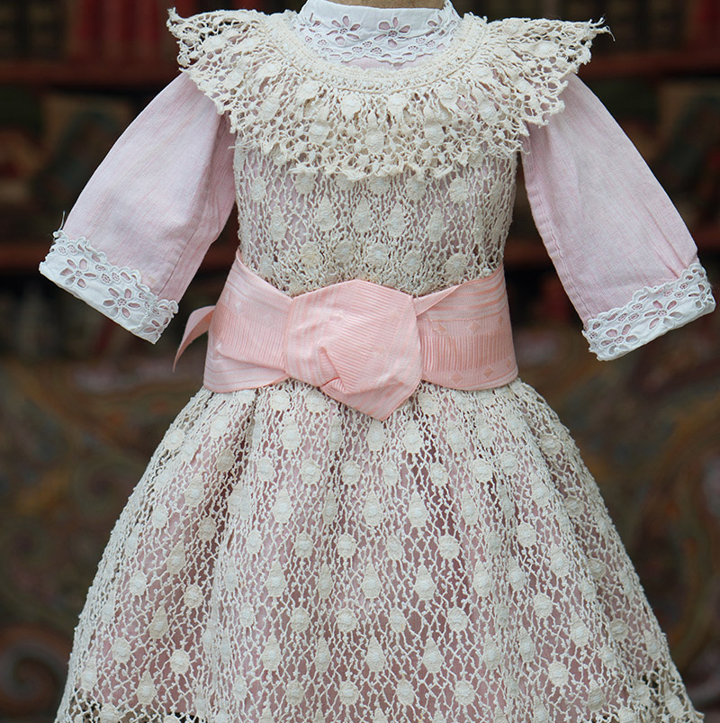 Antique Original Dress for doll 22-23