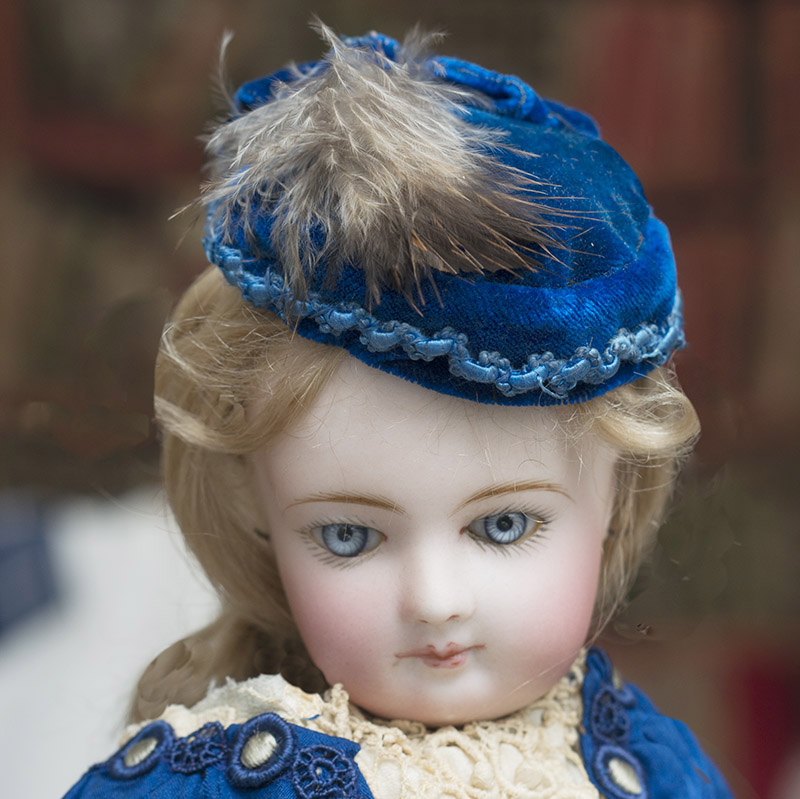 Antique French Blue hat