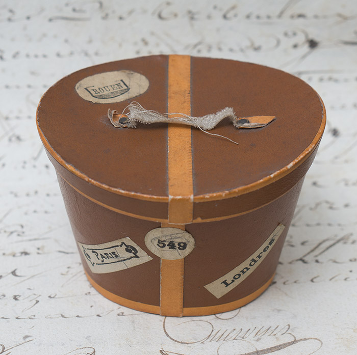Antique French hat box