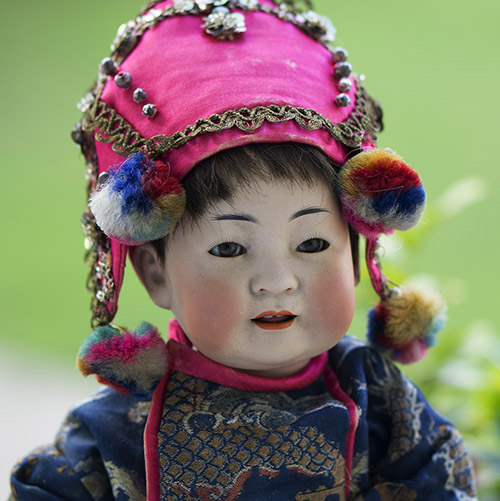 Chinese doll boy by Kestner