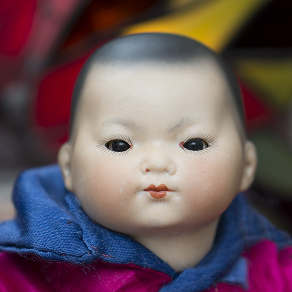 Antique  Asian  Baby ELLAR  by A.M.