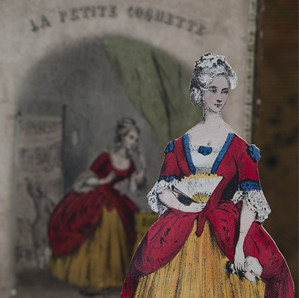French  Paper Dolls La Coquette