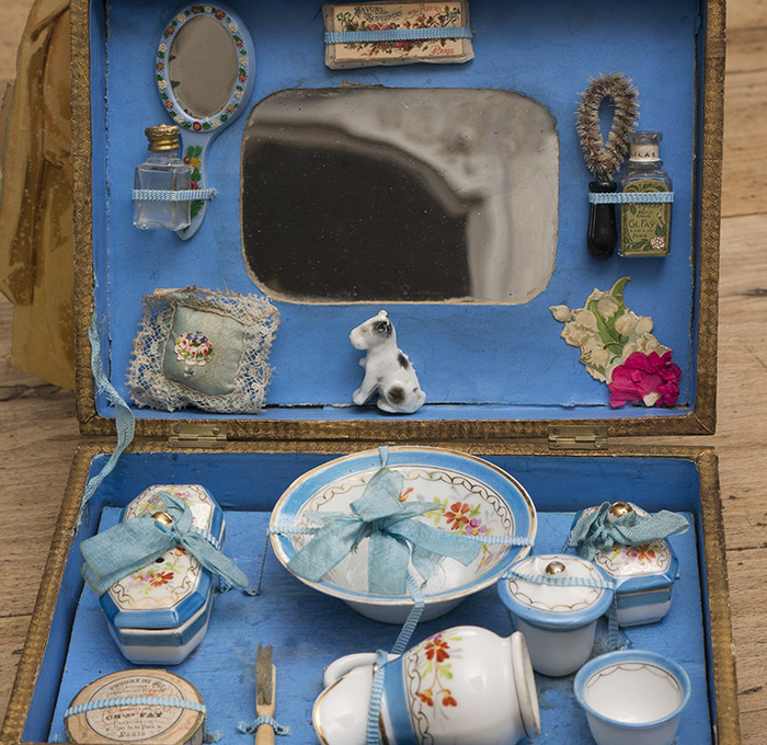 Antique French Toilette set for doll