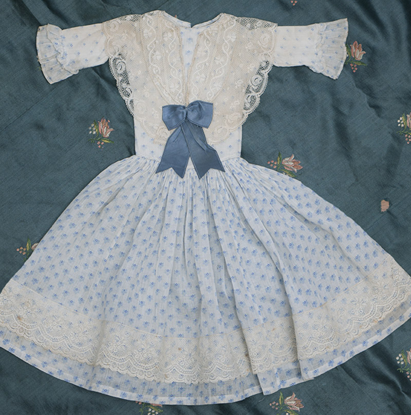 Antique Original Fashion doll dress, c.1860