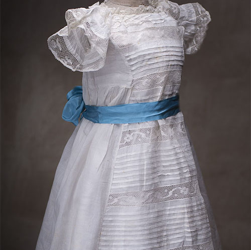 Antique Batiste dress for large doll