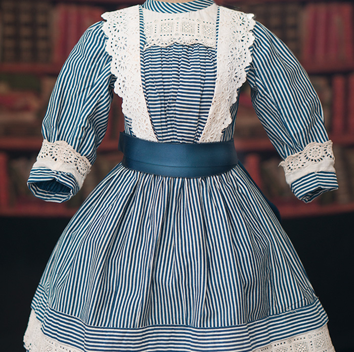 Antique Original Cotton Stripped dress