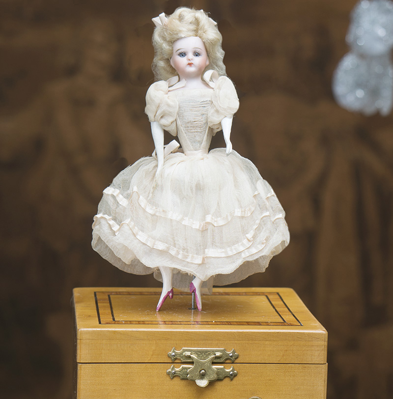 French Mechanical Musical Dancing doll