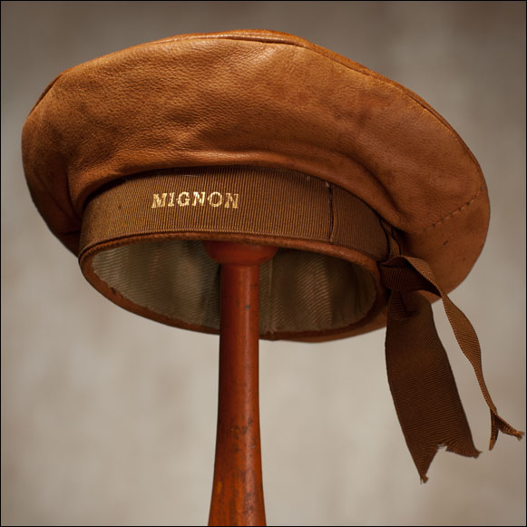 Leather Sailor Hat