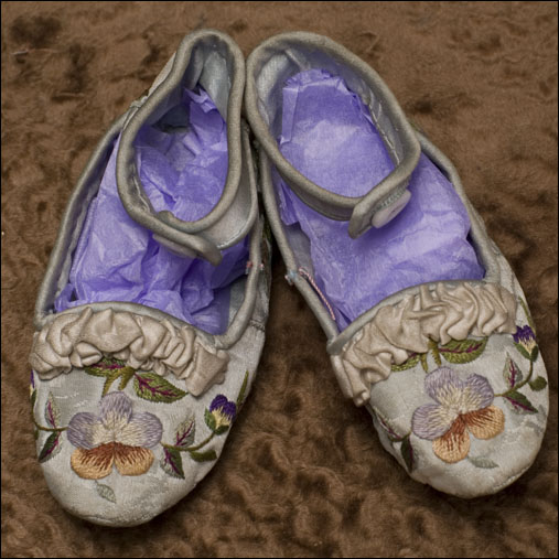 Original Embroidered Doll Shoes