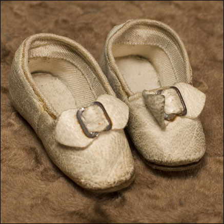 Antique White Kid Shoes