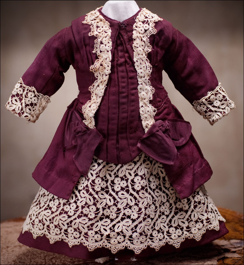 Antique Original  Maroon Costume -Reserverd for B.