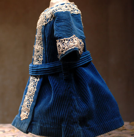 Original Blue Velvet Dress