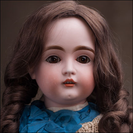 18in Kestner 129 Doll in Antique Dress