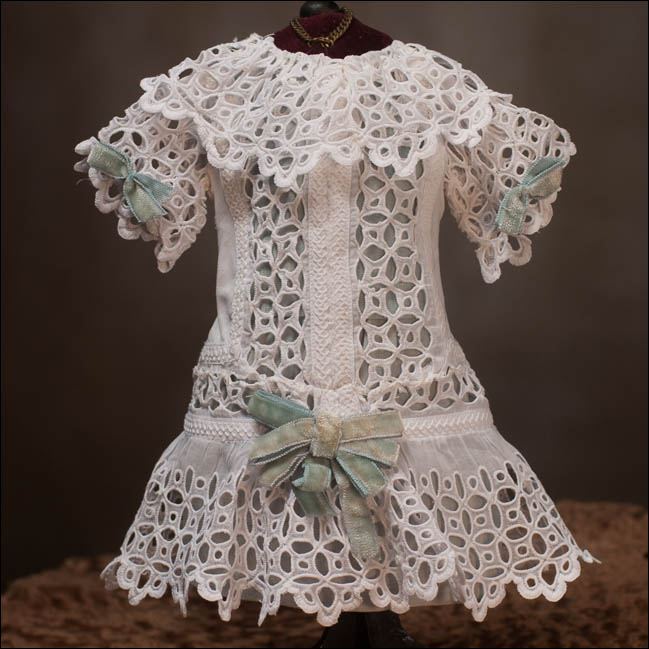 White Cutwork Dress