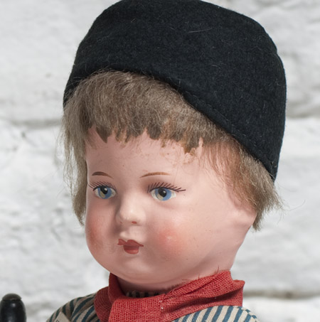 German Papier Mache doll in original costume