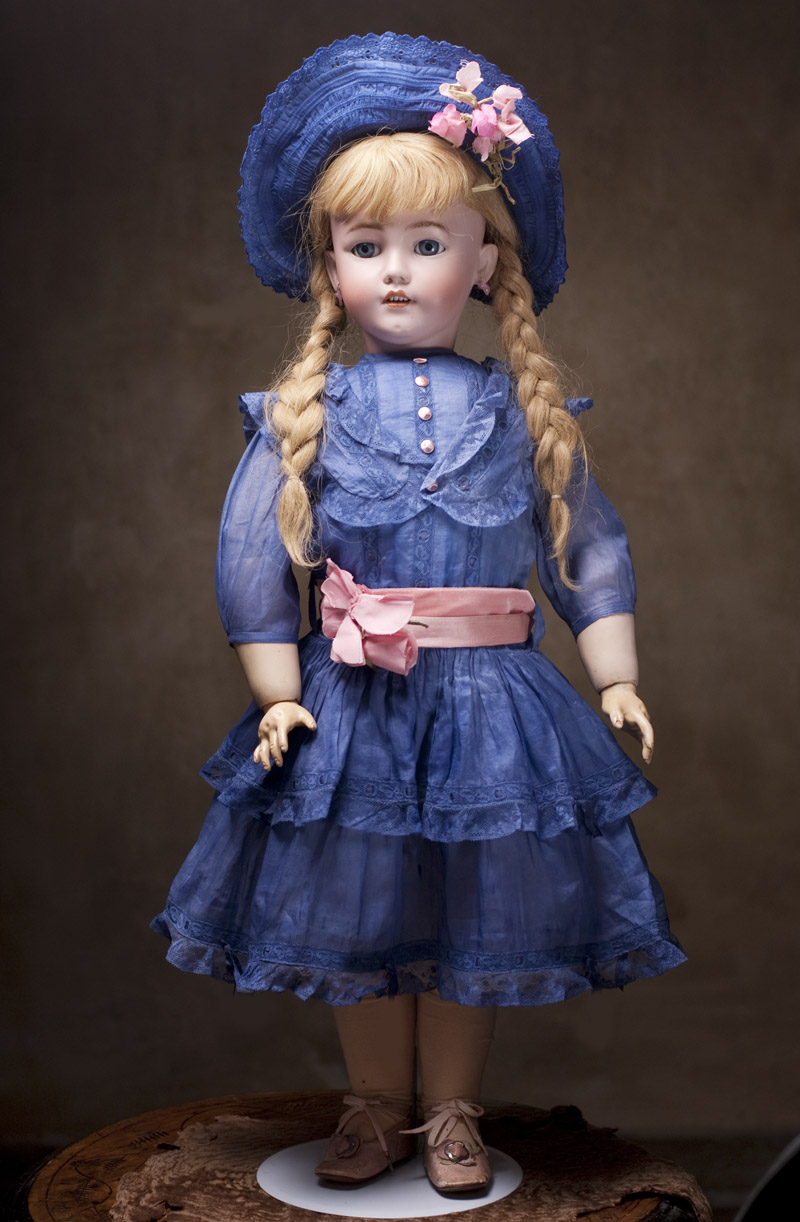 Большая кукла 80 см высотой - редкая модель Санта  фирмы Simon&Halbig
