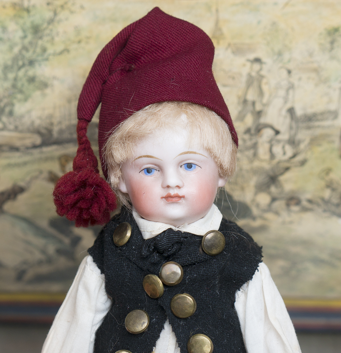 All Original Bisque Doll 