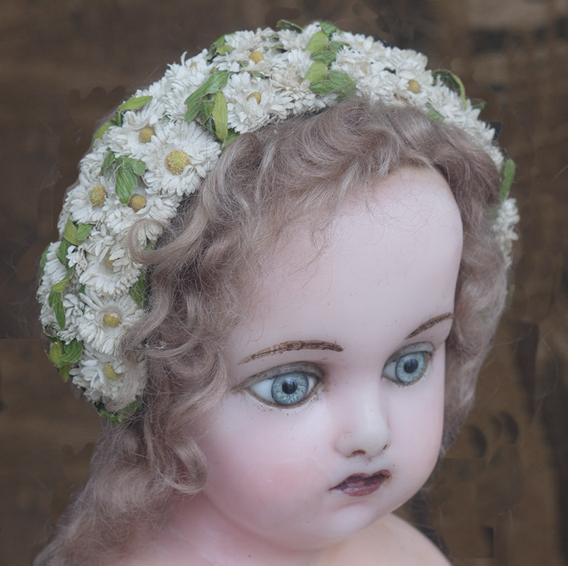 Antique doll headdress