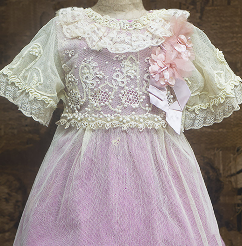Antique Original Tulle Lace dress
