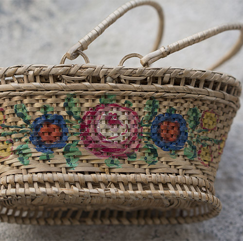 French Basket for fashion doll