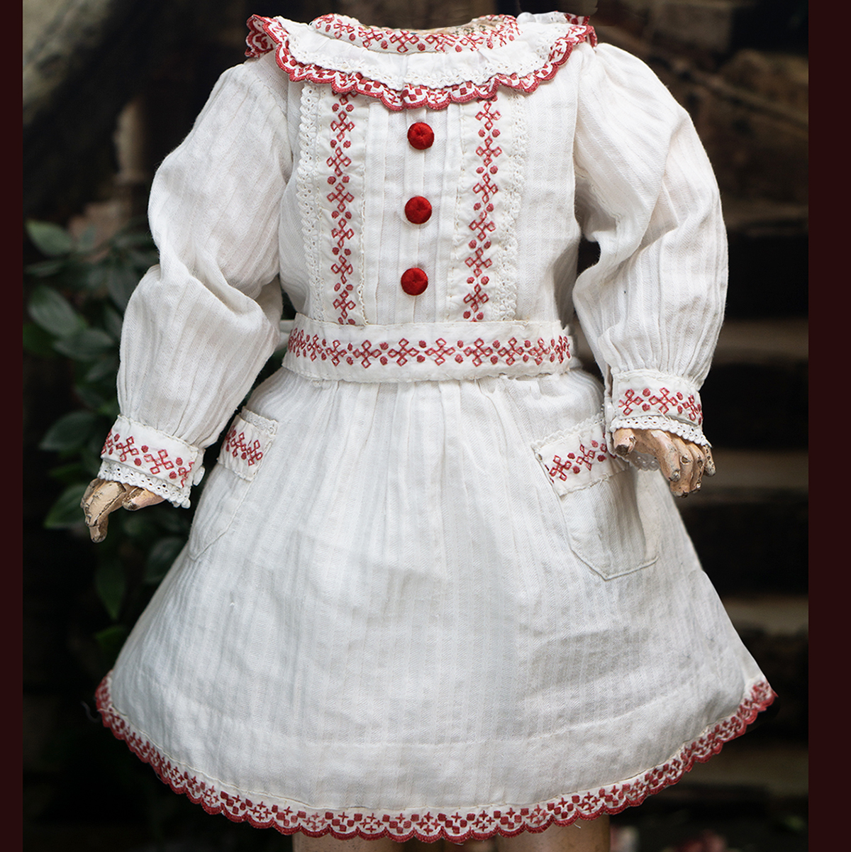Antique doll dress