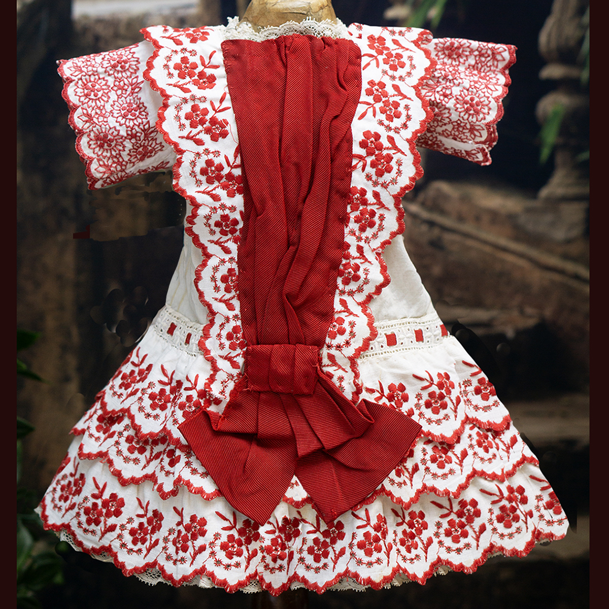 Antique doll dress