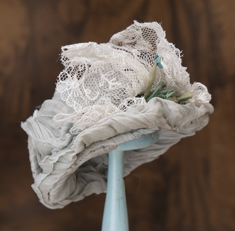 Antique Original SIlk Bonnet